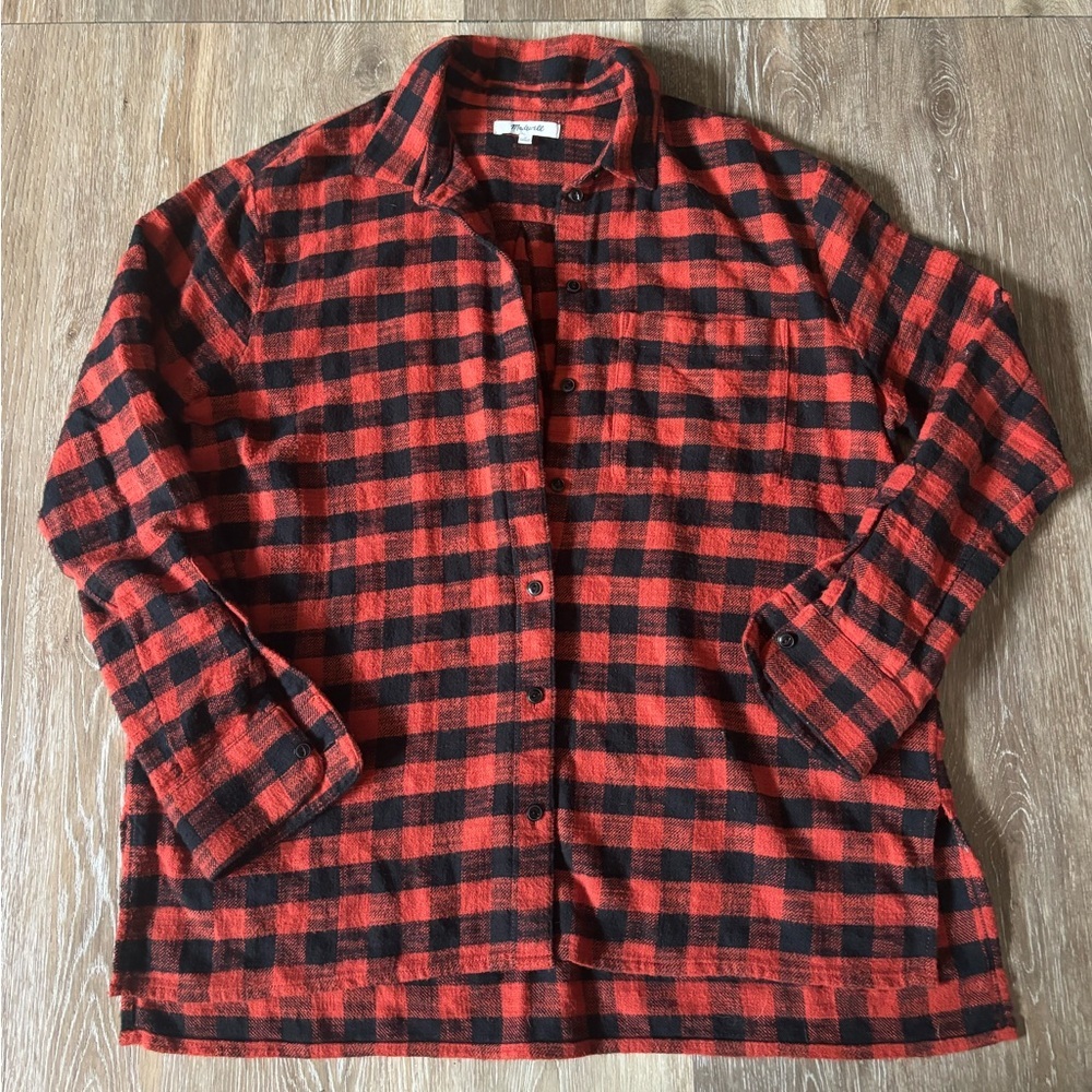 Madewell Flannel Button up